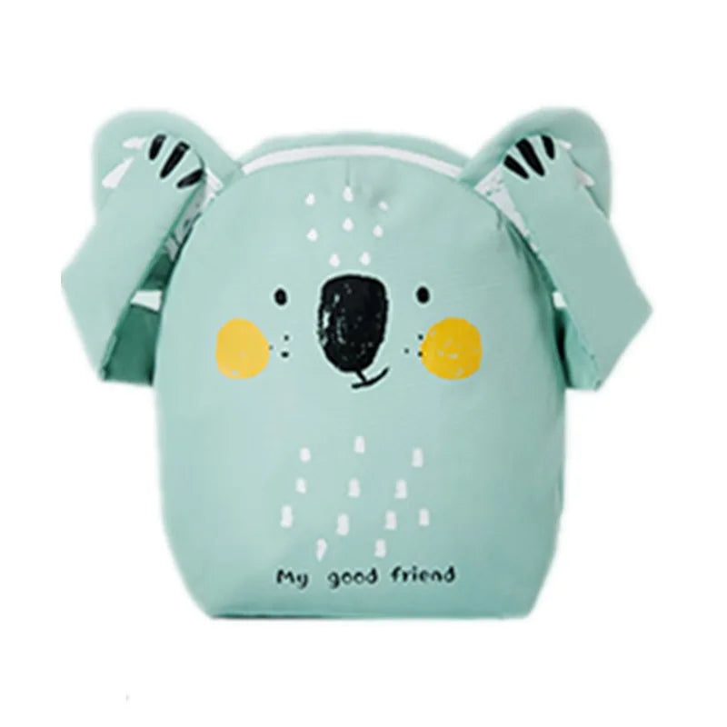 OEM Custom Logo 3D Cartoon Koala Backpack Kids Animal Plush School Bag Toddler Preschool Backpack Wholesale Children Bag