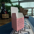Matte Finish Embossed Cosmetic Perfume Folder Rigid Boxes Reusable Eco-Friendly Paperboard Packaging with Offset Gold Foil