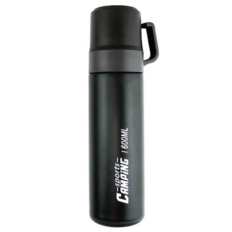 Custom Logo 600ml Eco-friendly Stainless Steel Vacuum Insulated Flask Thermos