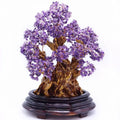 Wholesale Feng Shui Healing Gemstone Natural Amethyst Citrine Crystal Gravel Money Lucky Fortune Tree for Home Decoration Gift