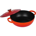 Classic Design Cast Iron Enamel Non-Stick Soup Pot Mummy Household Kitchen Tool Universal Electromagnetic Gas Cover Stock Pot