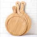 Large Bamboo Kitchen Accessory Cheese Pizza Cutting  Board  with Engraving logo