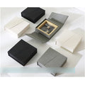 Factory Wholesale OEM Luxury Necklace Earring Ring Gift Packaging PE Box Custom Logo Paper Magnet Double Open Door Jewelry Box