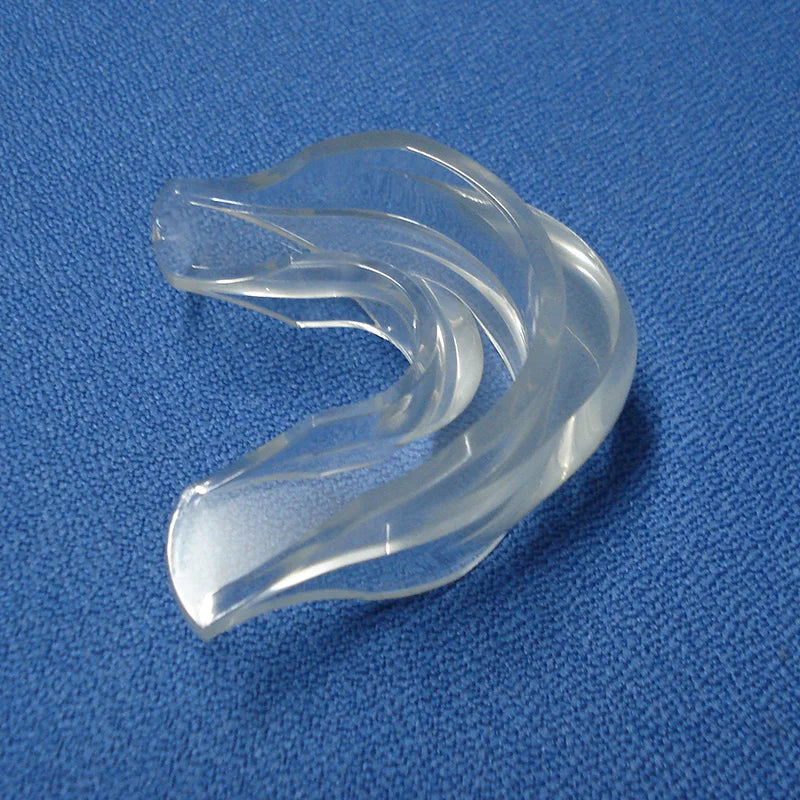 Dual Soft Silicone Gel Dental Mouth Guard Moldable Teeth Whitening Night Guard Tray Kit