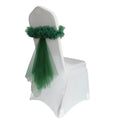 Removable Decorative Spandex Stretch Chair Sashes for for Wedding Banquet Party