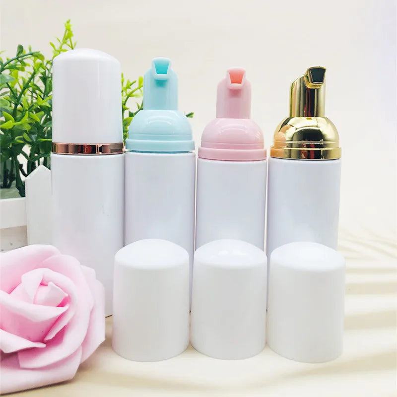 30ml 50ml 60ml 100ml 120ml 150ml 200ml PET Empty White Foam Soap Dispenser Bottle for Cosmetic Packaging