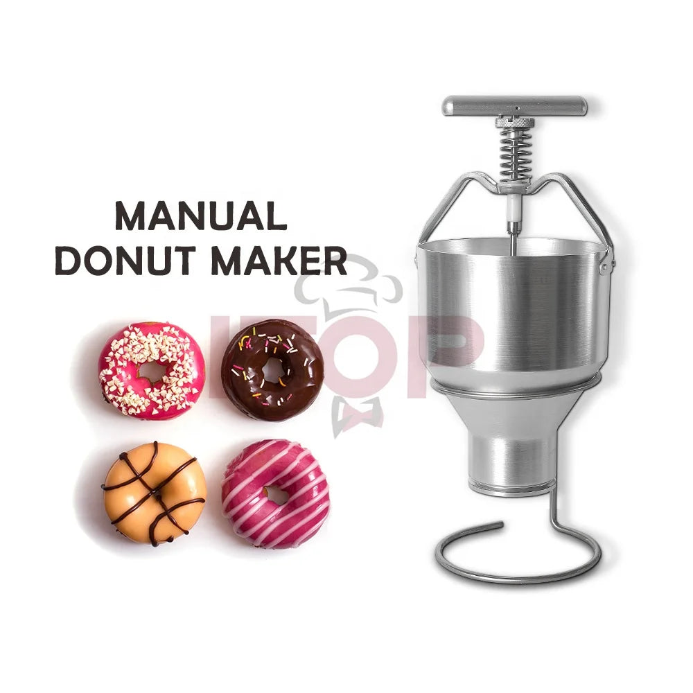 Manual Donut Maker Donut Dispenser Machine Full Stainless Steel Mini Donut Dropper