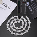 Luxury Iced Out 10mm 925 Sterling Silver Moissanite Cross Link Chain GRA Certificated Pass Diamond Tester Necklace
