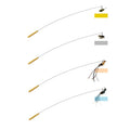 Simulation Bird Foam Eco-friend Feather Funny Cat Stick Toy Cat Feather Toy Teaser