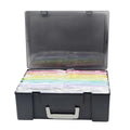 New Trendy Multi-functional Colorful Storage Box Photo Magnetic Card File Large Storage Box Portable Classification Box