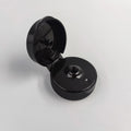 Wholesale Plastic Ribbed Black 28/400 Flip Top Caps for Bottle Seals Cap 28mm