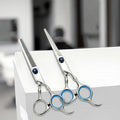 Professional Hairdressing Scissors Set Stainless Steel Barber Shears for Hair Cutting and Thinning Sharp Blade Tip