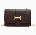 Women's New Fashion Square Handbag Lightweight Portable Small Crossbody Bag with Waterproof Durable PU Leather&Polyester Lining