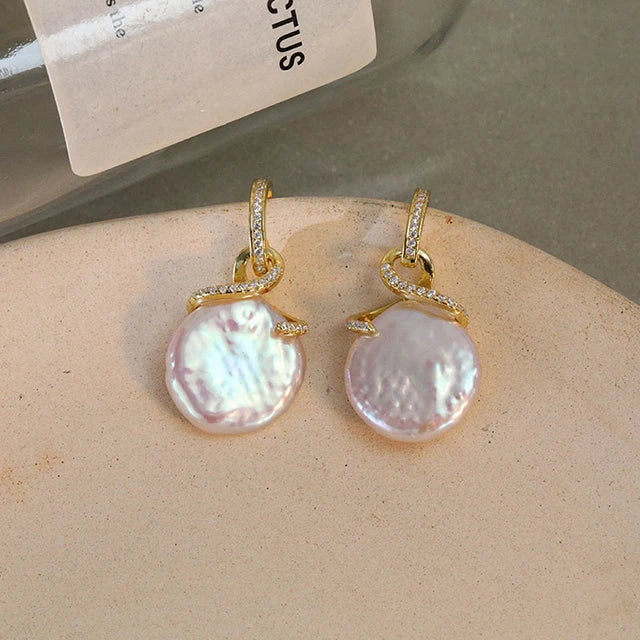 Wholesale Luxury Women Earrings Handmade 18K Gold Plated 925 Silver Jewelry Earrings