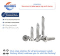 Phillips Countersunk 35x15mm Flat Cup Wood Screw MDF Screw Nail for Plaster Board ANSI Standard Carriage Bolts Length 10mm