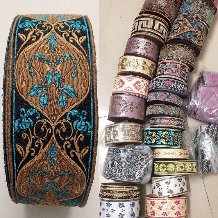 Ethnic Embellishment Embroidery Strap Webbing DIY Garment Accessories LT2337B