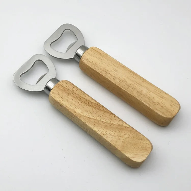 Custom logo Wooden Bottle Opener