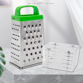 Multi-Functional Stainless Steel Manual Cheese Grater Slicer Vegetable Chopper Fruit Cutter Dishwasher Safe Simplicity Style