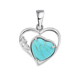 Fashion Crystal Gemstone Pendant Necklace Zircon Stone Hollow Heart Stone Pendants Charms Women Valentine's Day Jewelry Gift