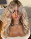 Expensive High Virgin Quality Full Lace Hd Wigs European Human Hair Wigs 360 Full Lace Honey Blonde Wig 13x4 Lace Front Wig
