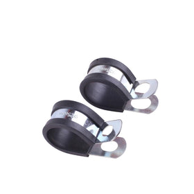 Used P Type Rubber Clip EPDM/Silicone Cable Lined Fixing Clamps