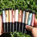 Oem Private Label High Glitter Makeup Bronzer Vegan Cream Shimmer Illuminating Face Body Liquid Highlighter