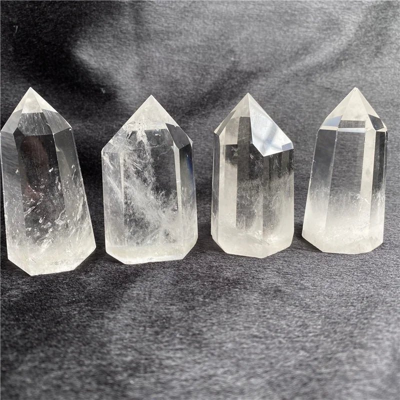 Wholesale Natural Healing Stones Crystal Point Clear Quartz Wand for Decoration
