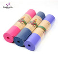 TPE Yoga Mat Beginner Manufacturer Customized High Elastic Non-skid Tasteless Yoga Mat