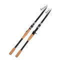 YOUME 1.8M 2.1M 2.4M 2.7M Telescopic Fishing Rod MH Power Carbon Hard Casting Spinning Sea Rod Fishing Tackle