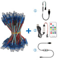 Hot Sales IP68 Waterproof RGB 12mm WS2811 LED Pixel Lights with Pixel Controller for Outdoor Use