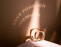 Fashion Love Forever Projection Ring 925 SilverPlated for Women Wife Girlfriend Gift Engagement Ring