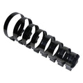 KYOSTAR Universal 2.25'' 3'' 3.5'' 3.75'' Adjustable Black Silicone Turbo Charge Hose Clamps Stainless Steel T Bolt Clamp Kit