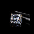 White D VVS Radiant Cut Colorless Moissanite Gemstone GRA Certificate Moissanite Diamond