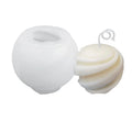 HY Spiral Ball Shape Silicone Candle Mold Simplicity Modern Geometry Soap Wax Resin Molds DIY Candles Handmade Mould