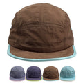 Summer Hiking Sports Quick Drying Fit Waterproof Drawstring Adjustable 5 Panel Nylon Camp Baseball Cap Hat