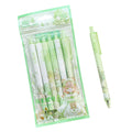 Cartoon Sakura Gel Pen Set Kawaii Stationery Pens Black Gel Pen Set
