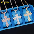 Ready to Ship Cross Pendant 925 Sterling Silver GRA Moissanite Pendant Iced Out Diamond Pendant