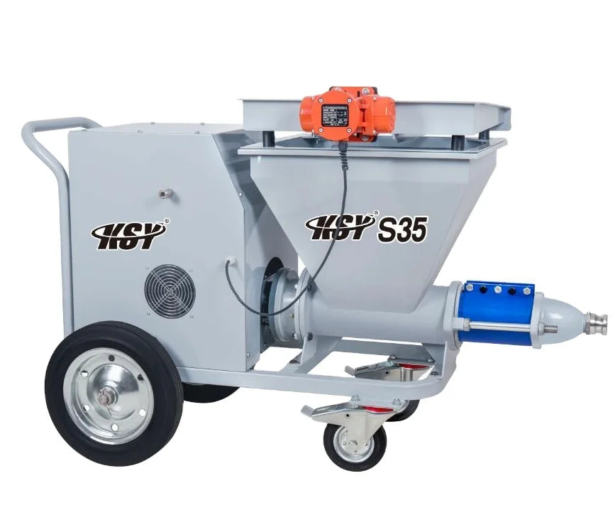 KSY S35  220V Cement Mortar Spraying Machine for Industrial Buildingmortar Pump 220V