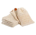 Wholesale Custom 9x14cm Soap Exfoliating Bag Drawstring Natural Sisal Soap Saver Pouch Mesh Soap Bar Bag for Shower
