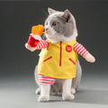 Funny Cute Pet Dog Cat Mcdonald Cosplay Costume Naughty Cosplay Cat Costumes