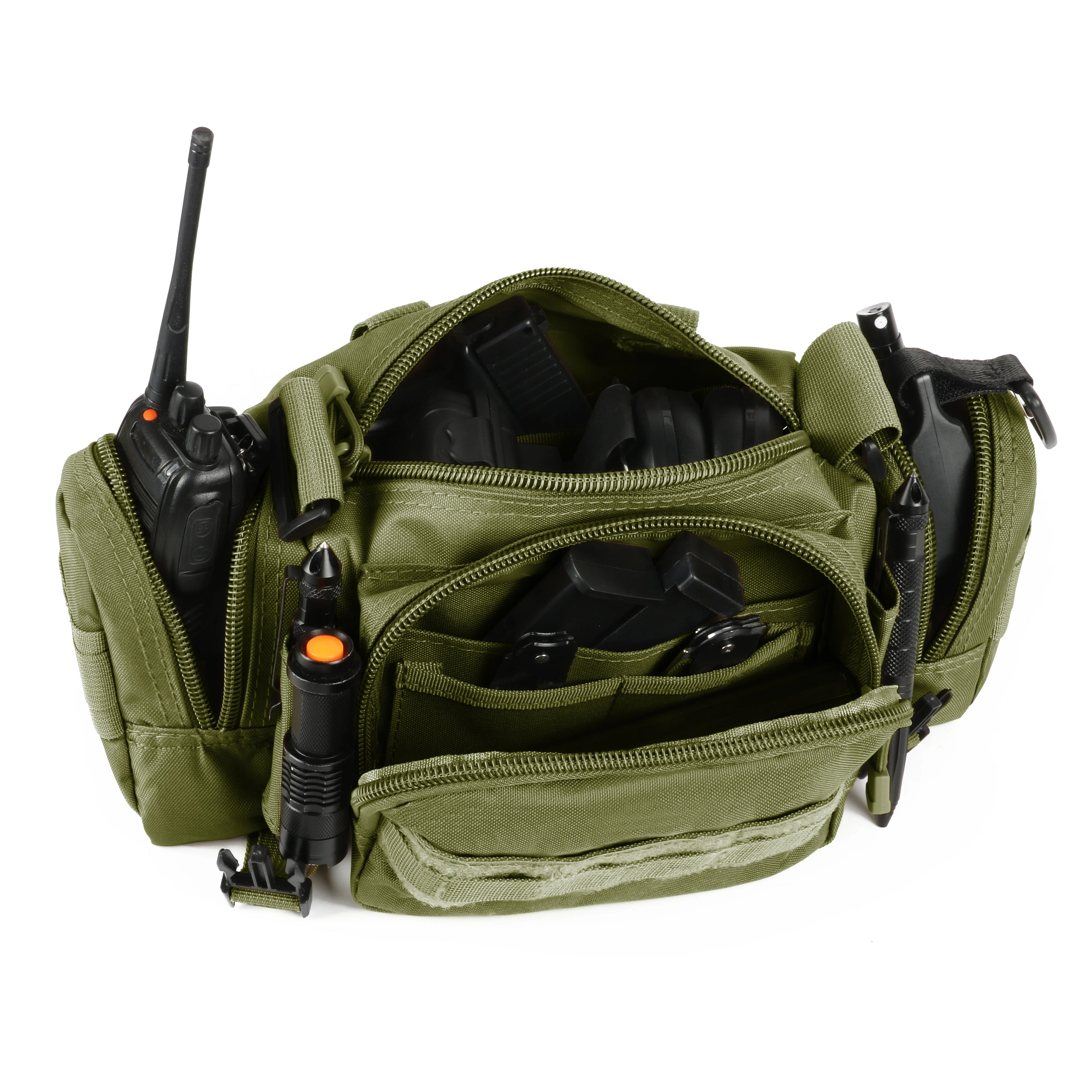 Tactical Fanny Pack Waist Bag Pack Utility Hip Pack with Adjustable Strap for Outdoors Fishing Cycling Camping Hiking Walking