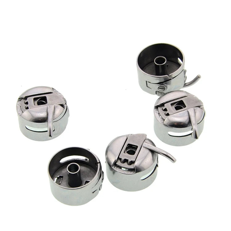 1Pc New Household Silver Metal Sewing Machine Bobbin Case Sewing Machine Accessories Bobbin Case for Old Style Sewing Machine