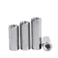 304 Stainless Steel Hexagon Long Nut M6 Coupling Passivated M8 Connecting Nut M3 M4 M5 M6 M8 M10 M12 M14 M16 M18 M20 M22 M24