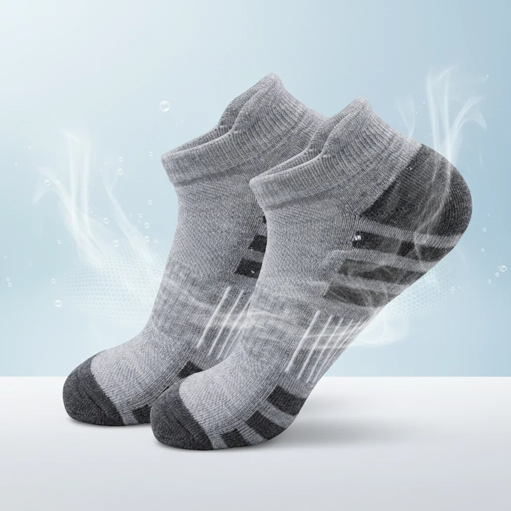 Men's One Size Breathable Jacquard Design Athletic Cotton Socks Ankle Anti-Slip Summer Sports Sock Custom Logo Sublimation