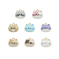 Enamel Cat Face Charms Cute Animal Pet Cat Charms for Jewelry Necklace Bracelet Earring Making Craft