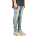 Best Quality Men's Slim Fit Tapered Jeans Latest Fashion Solid Color High Street Straight Leg Stonewashed Eco-Friendly