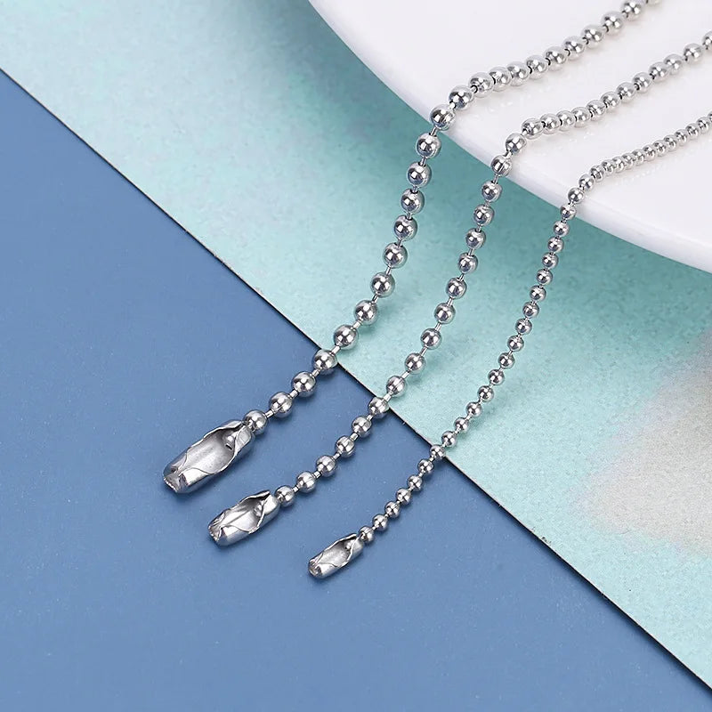 High Quality Multi-Specification Bead Waist Chain for Ladies DIY Jewelry Bead Chain Metal Ball Chain for Decoration Accessories