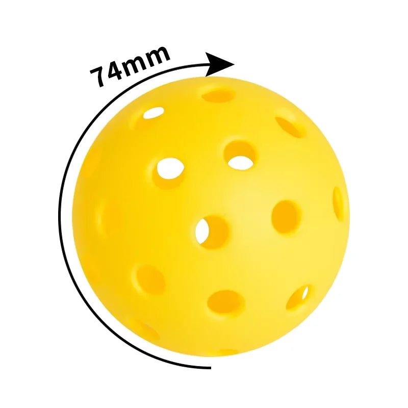 USAPA Approved Indoor/Outdoor Pickleball Balls with Custom Logo 26 40 Holes Plastic Training Balls for Entertainment