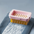 Multifunctional Storage Boxes for Bathroom Tools-Foaming Soap Dish Keep Soap Dry & Easy to Clean