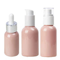 Spot Supplies Cosmetic Suit PET Pink Cute Moisturizing Toner Lotion Shampoo Plastic Bottle Dropper Dispenser 50ml 80ml Wigs